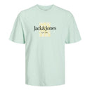 Jack & Jones maglia mezza manica taglie forti uomo colore verde acqua 12257517