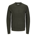 Jack & Jones maglione girocollo taglie forti uomo colore verde 12258855