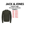 Jack & Jones maglione girocollo taglie forti uomo colore verde 12258855