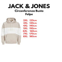 Jack & Jones felpa felpata con cappuccio taglie forti uomo colore sabbia 12263981