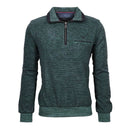 Montecarlo maglione mezza zip  taglie forti uomo colore verde 36115/487