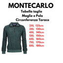Montecarlo maglione mezza zip  taglie forti uomo colore verde 36115/487