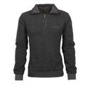 Montecarlo maglione mezza zip  taglie forti uomo colore marrone 36265/680