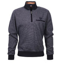 Montecarlo maglione mezza zip  taglie forti uomo colore fantasia blu 36395/750