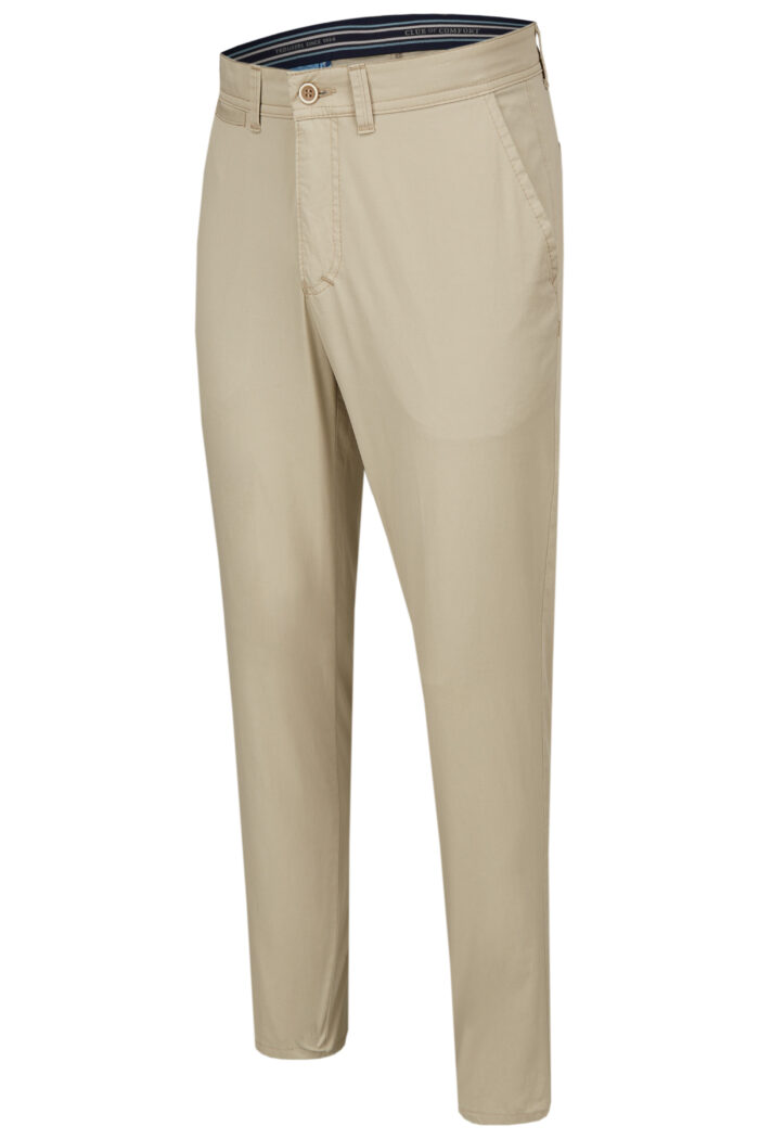 Club of Comfort pantaloni taglie forti uomo colore beige Garvey 5107/35 - immagine 5