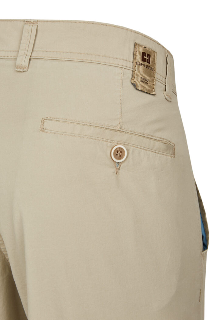 Club of Comfort pantaloni taglie forti uomo colore beige Garvey 5107/35 - immagine 4