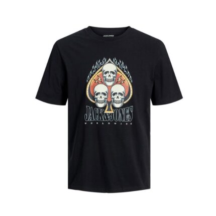 Jack & Jones maglia mezza manica taglie forti uomo colore nero 12257509